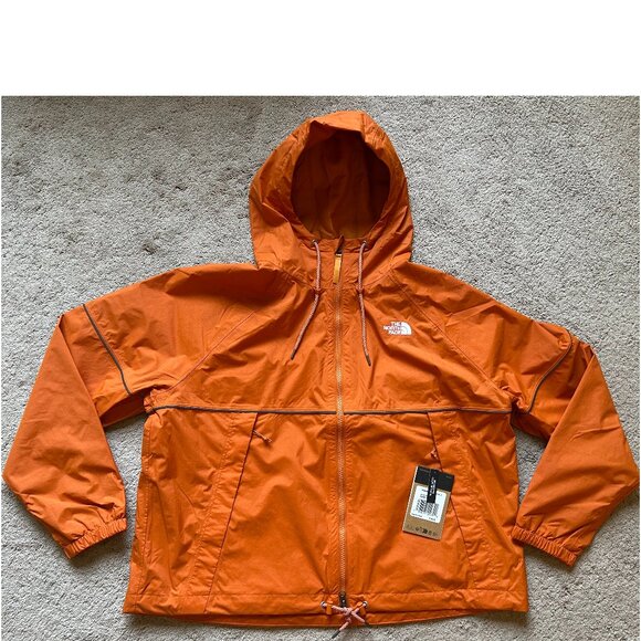 New Women's North Face Antora Rain Parka Jacket Desert Rust MSRP $130 - Picture 1 of 5